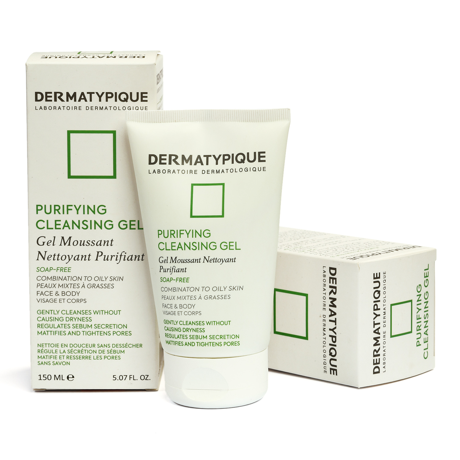 ژل شوینده پوست چرب درماتیپیک PURIFYING CLEANSING GEL DERMATYPIQUE