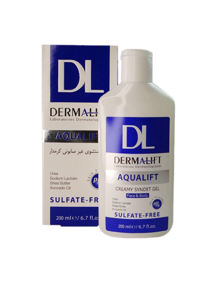 ژل شستشوی غیر صابونی کرمدار درمالیفت AQUALIFT CREAMY SYNDET GEL DERMALIFT