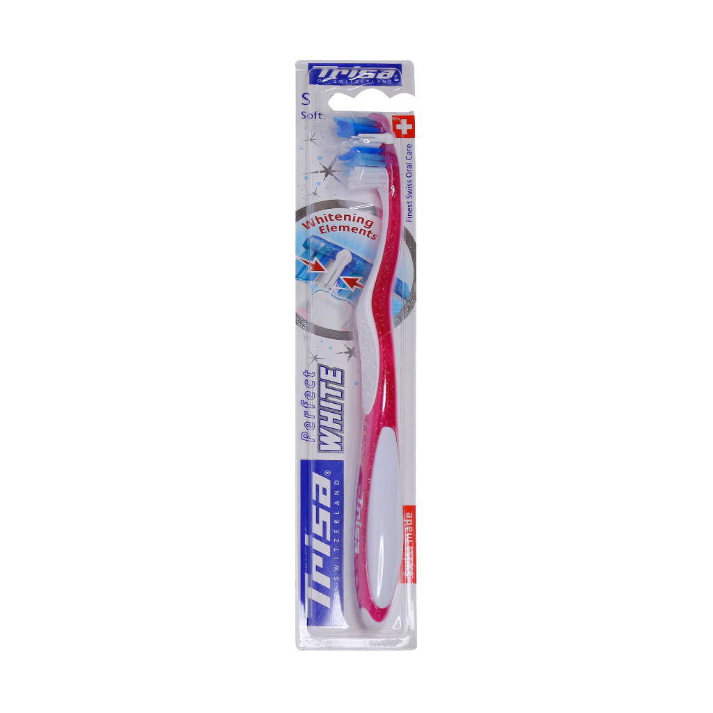 مسواک پرفکت وایت نرم تریزا TRISA PERFECT WHITE SOFT TOOTHBRUSH