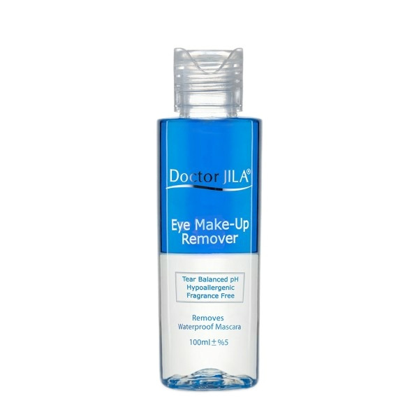 لوسیون دوفاز پاک کننده آرایش دورچشم دکتر ژیلا DOCTOR JILA TWO PHASE EYE MAKEUP REMOVER LOTION