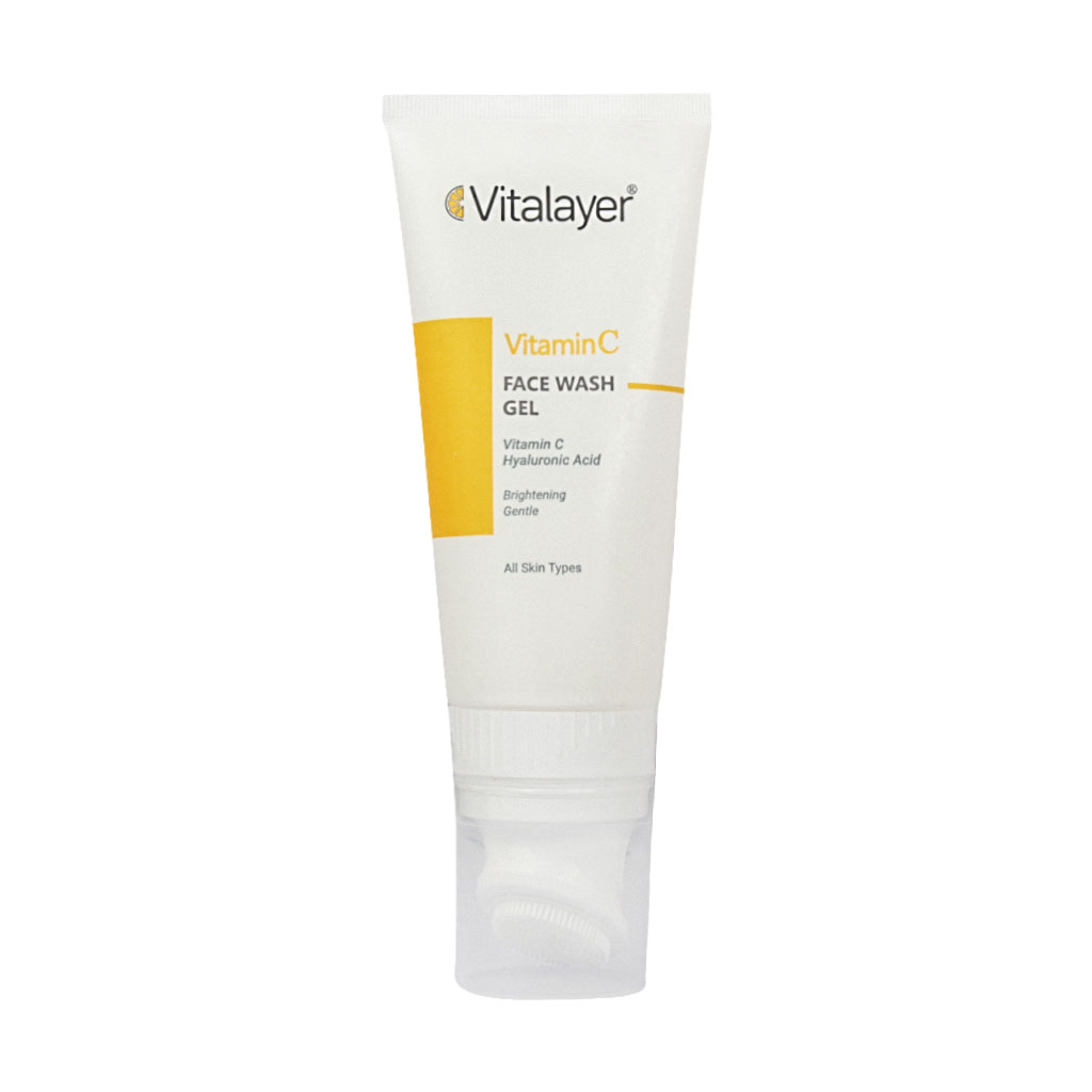 ژل شستشو صورت ویتامین C ویتالیر  VITAMIN C FACE WASH GEL VITALAYER