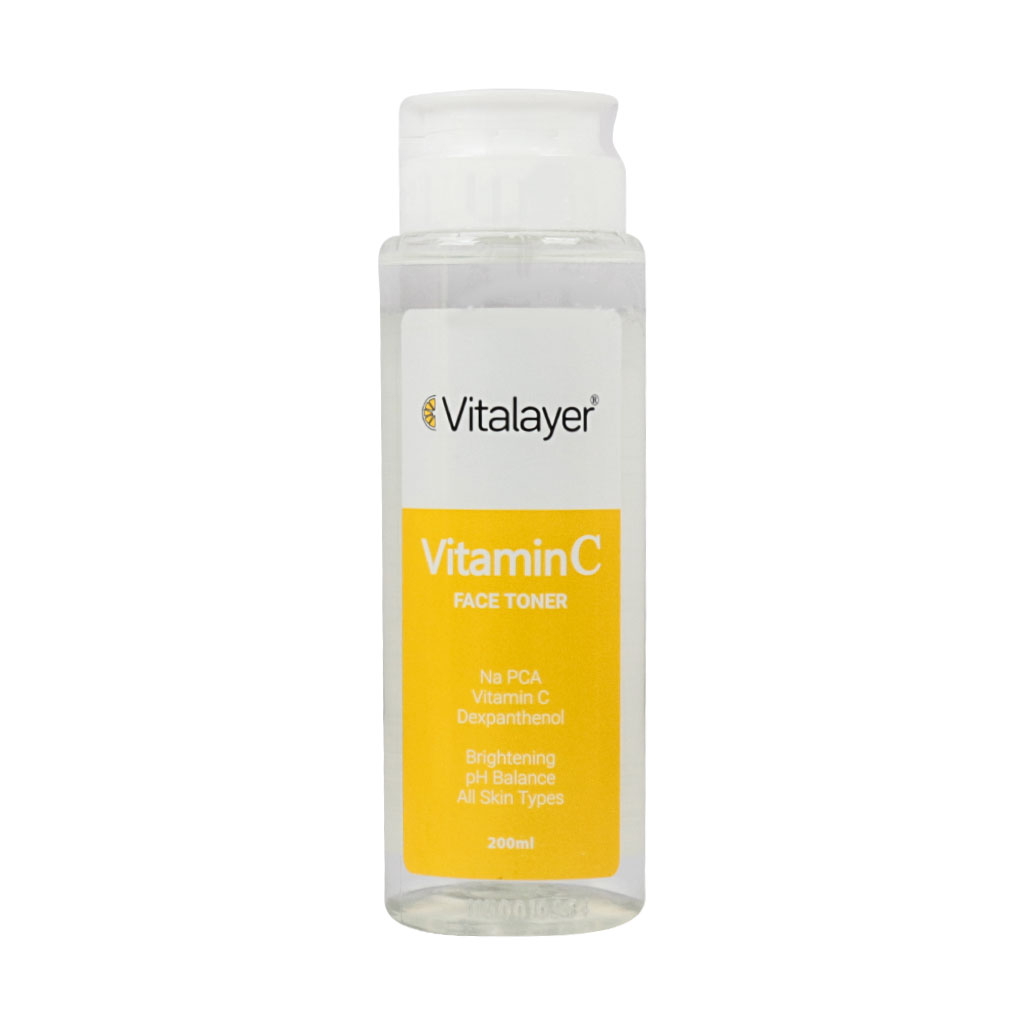 تونر پاک کننده صورت ویتامین سی ویتالیر VITAMIN C FACE TONER VITALAYER