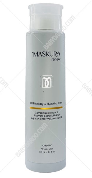 محلول آبرسان و تنظیم PH ماسکورا Maskura ph balanceing & hydraing toner