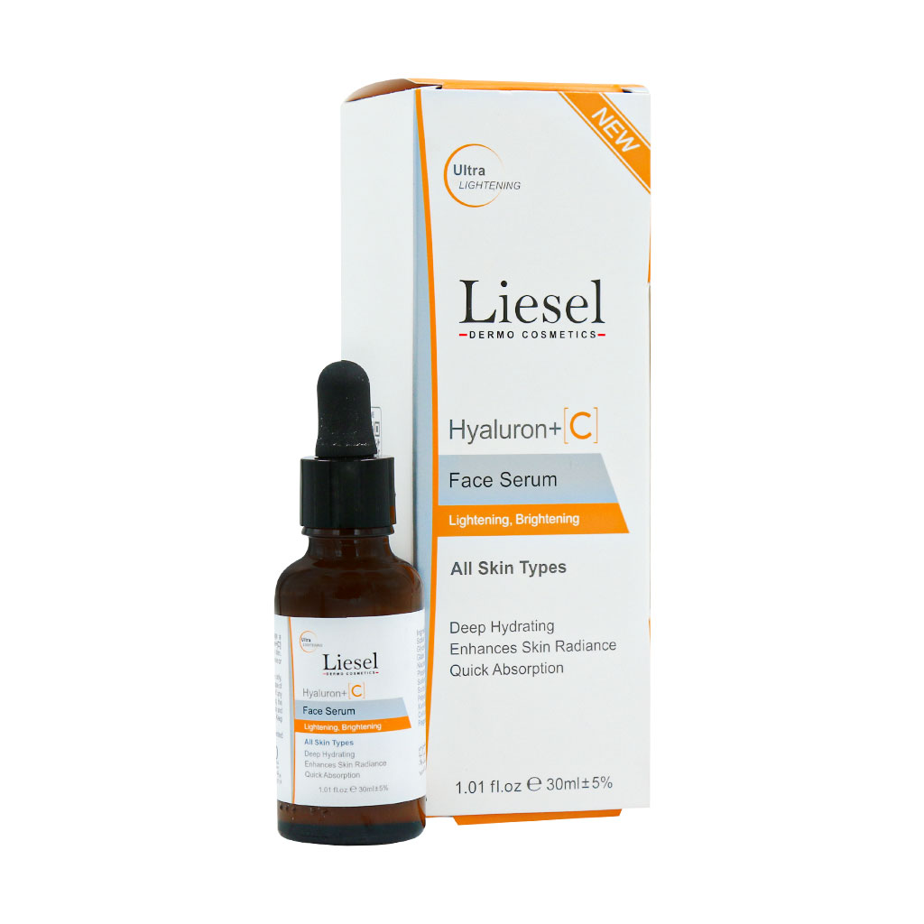 سرم روشن کننده ویتامین سی و هیالورونیک اسید لایسل  Liesel Hyaluron And Vitamin C Face Serum
