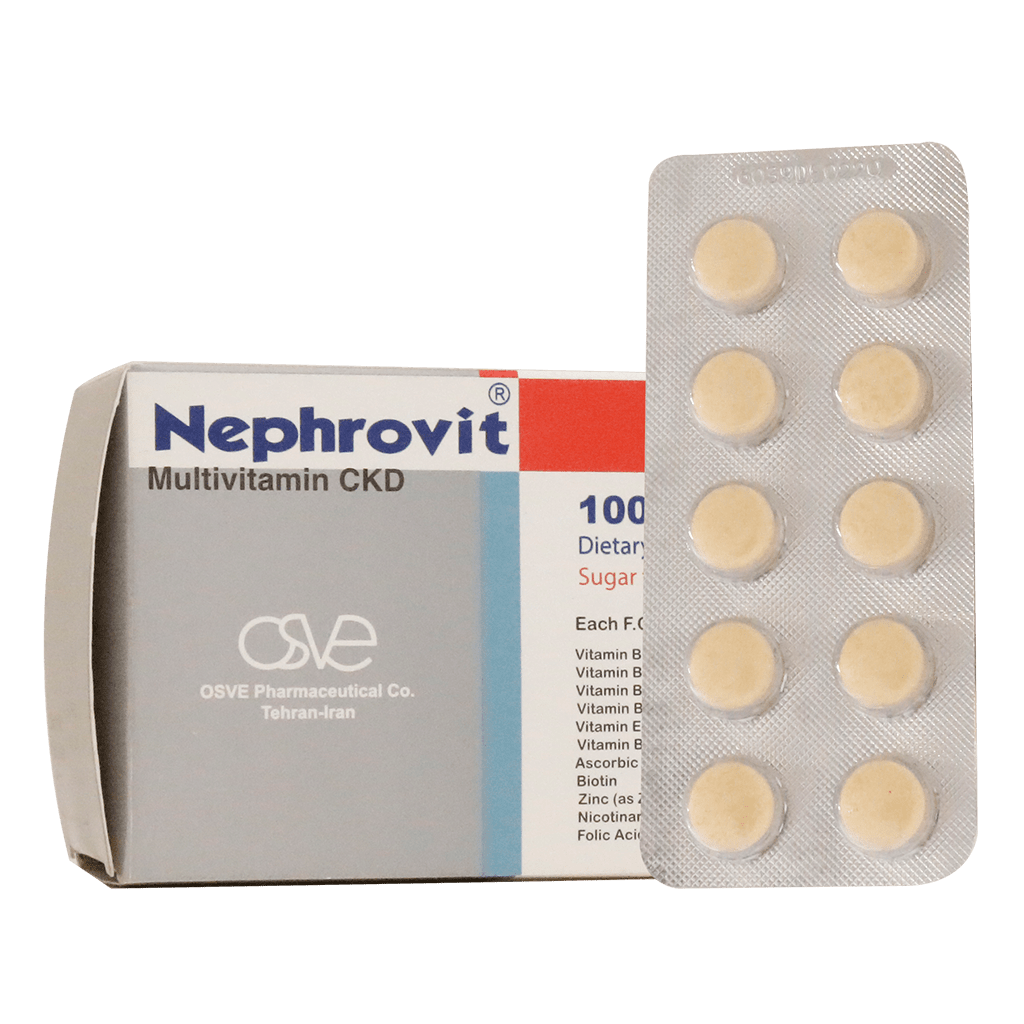 قرص مولتی ویتامین CKD نفروویت Nephrovit Multivitamin CKD