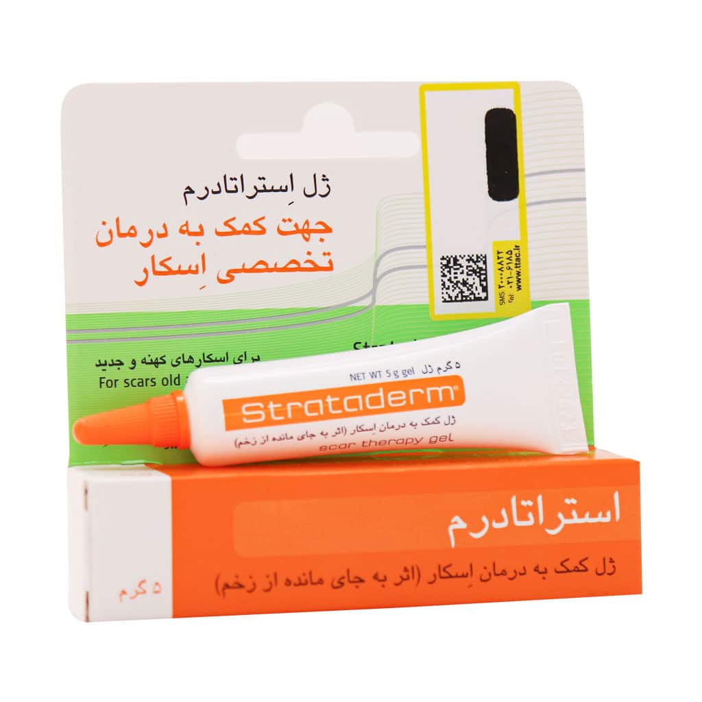 استراتادرم استرات فارما ژل تخصصی درمان انواع اسکار 5 گرمی STRATPHARMA STRATADERM PROFESSIONAL SCAR THERAPY